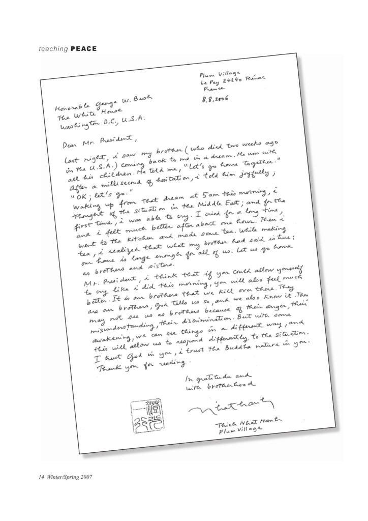 2008-George Bush - Handwritten note to GWBush in MBell no.44 copy