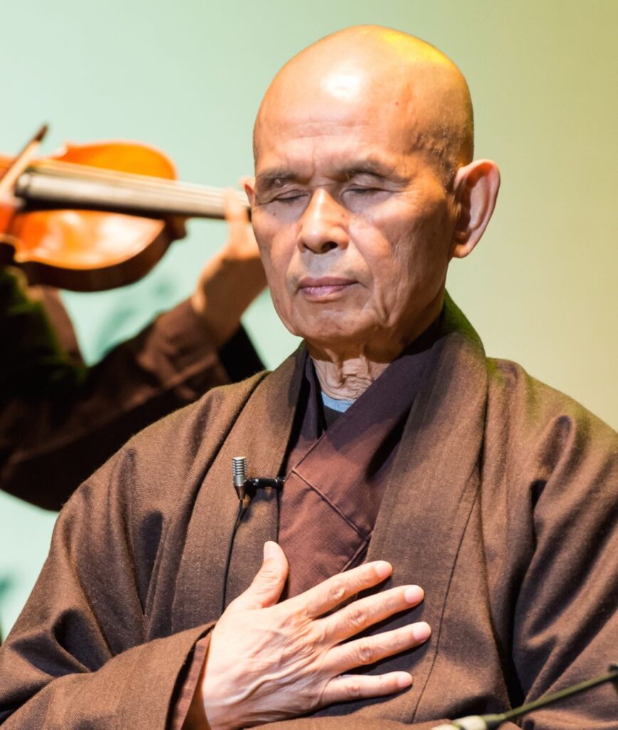 Thay offering the Namovalokiteshvara chant  in Hong Kong, 2013. Photo: Kelvin Cheuk