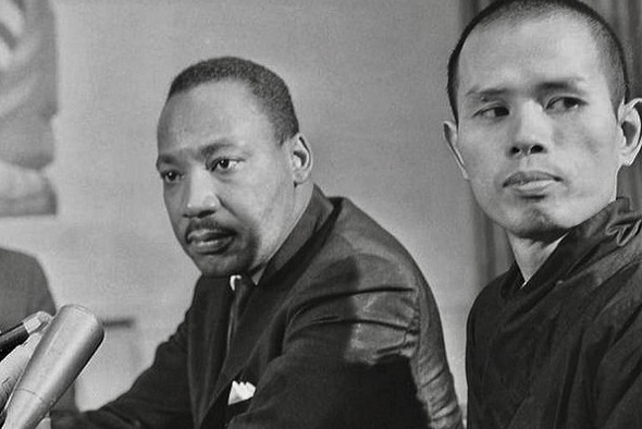 Martin Luther King Jr. with Thich Nhat Hanh