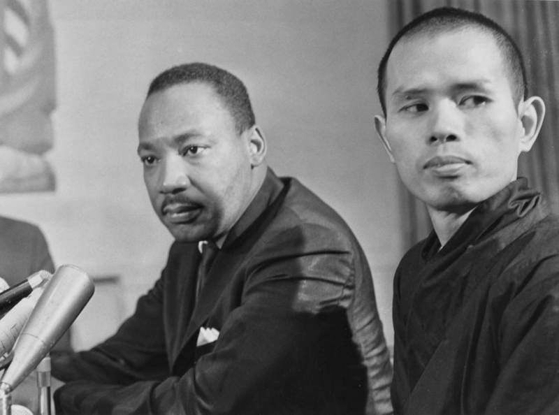 MLK and Thích Nhất Hạnh in 1966