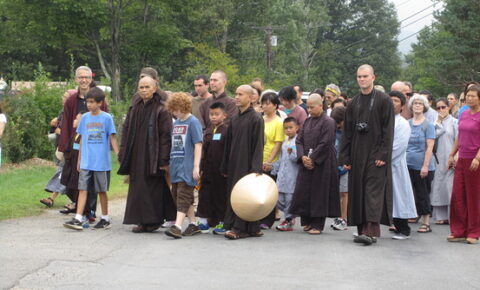 Day of Mindfulness in Blue Cliff Monastery. Photo by Barbara Chai