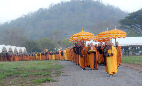 Great ordination Trung Quan February 10 - 14, 2023 Thai Plum Village